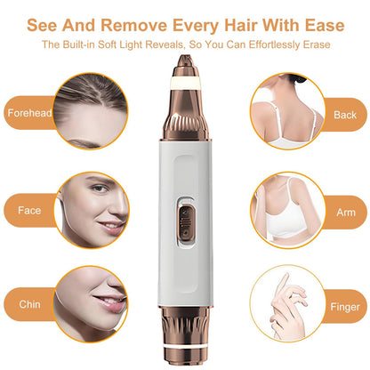2-in-1 Electric Eyebrow Trimmer Cordless Rechargeable