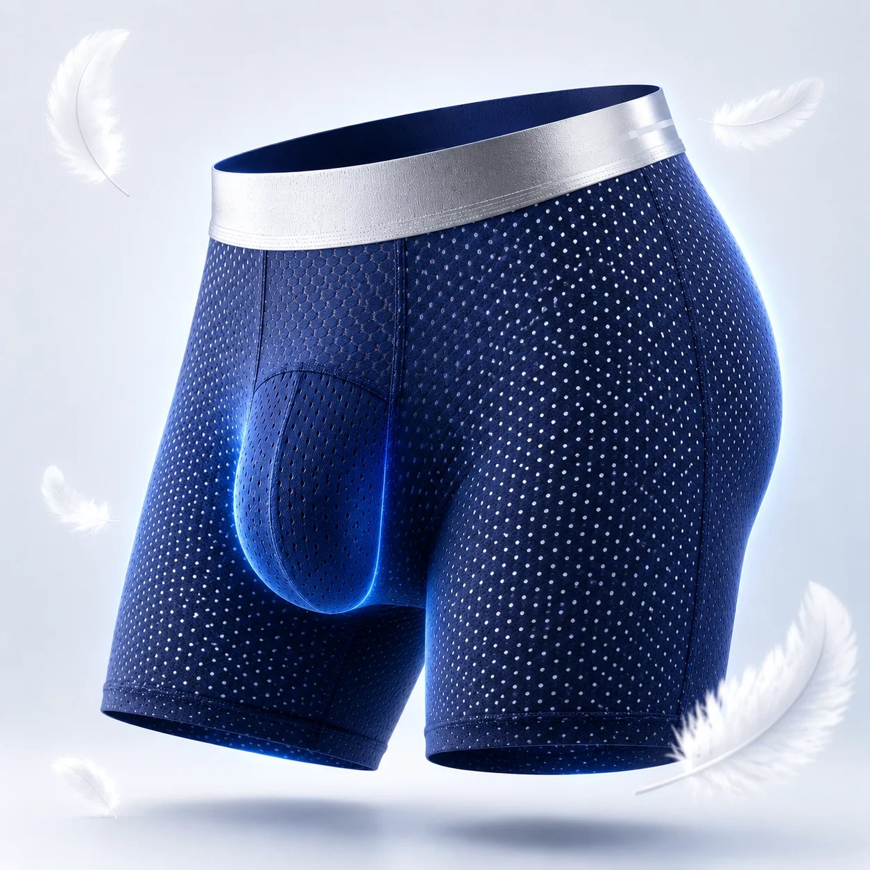 2026 HOT SALE🔥 Premium Leakproof lceSilk Mesh Men's Boxer