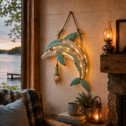 ⭐2026 HOT SALE🌊🐟Lighted Coastal Fish Wall Decor