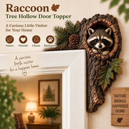 ⏰LAST DAY 50% OFF 🐿️ 3D Chipmunk Tree Hollow Door Topper