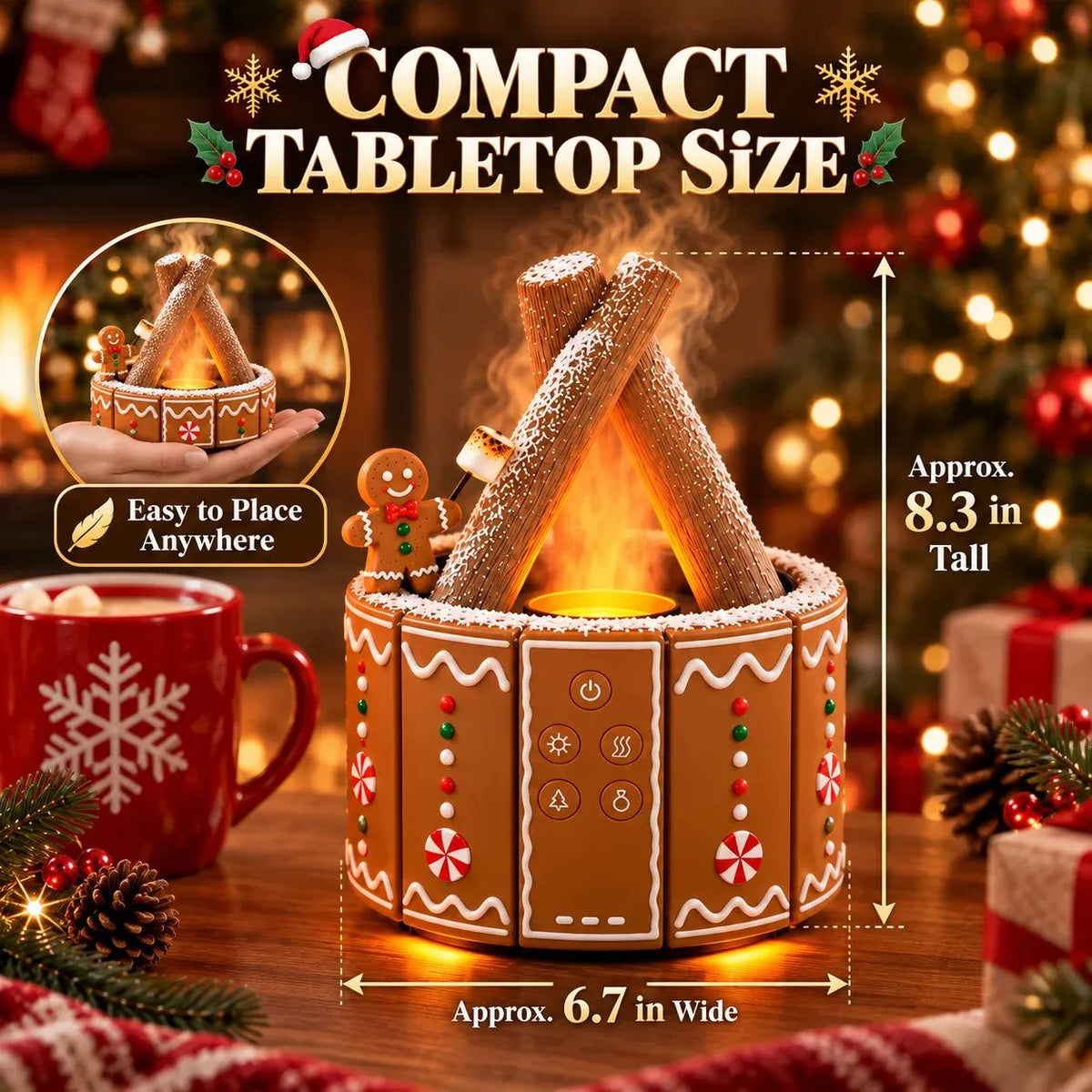 🎄 Christmas Campfire Aroma Diffuser