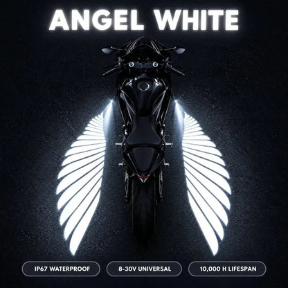 ⏰ LAST DAY 50% OFF 🏍️ Angel Wing Motorcycle LED Projector Lights (1 Pair)