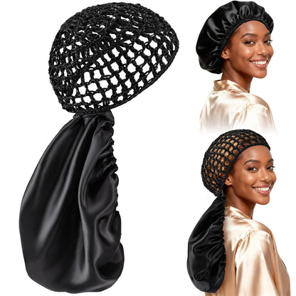 Silkissy-2 in1 Wrap Cap Bonnet