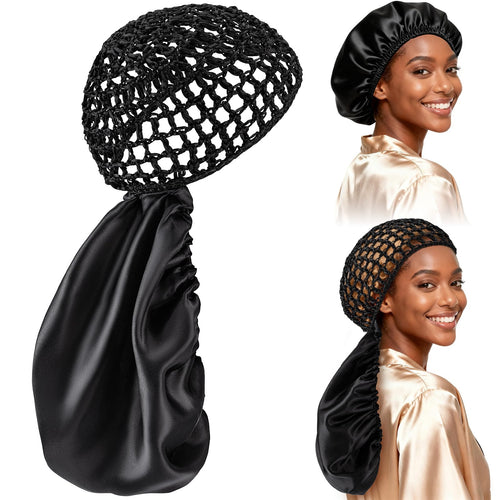 Silkissy-2 in1 Wrap Cap Bonnet