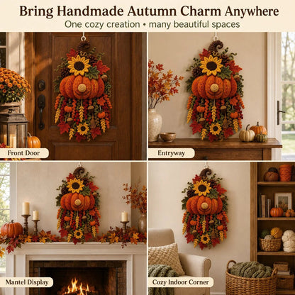 ⏳🔥 HOT SALE 49% OFF – 🧶 DIY Seasonal 3D Crochet Door Hanger Kits | Includes Coordinated Yarn, Stuffing, Accessories & Step‑by‑Step Instructions 💕