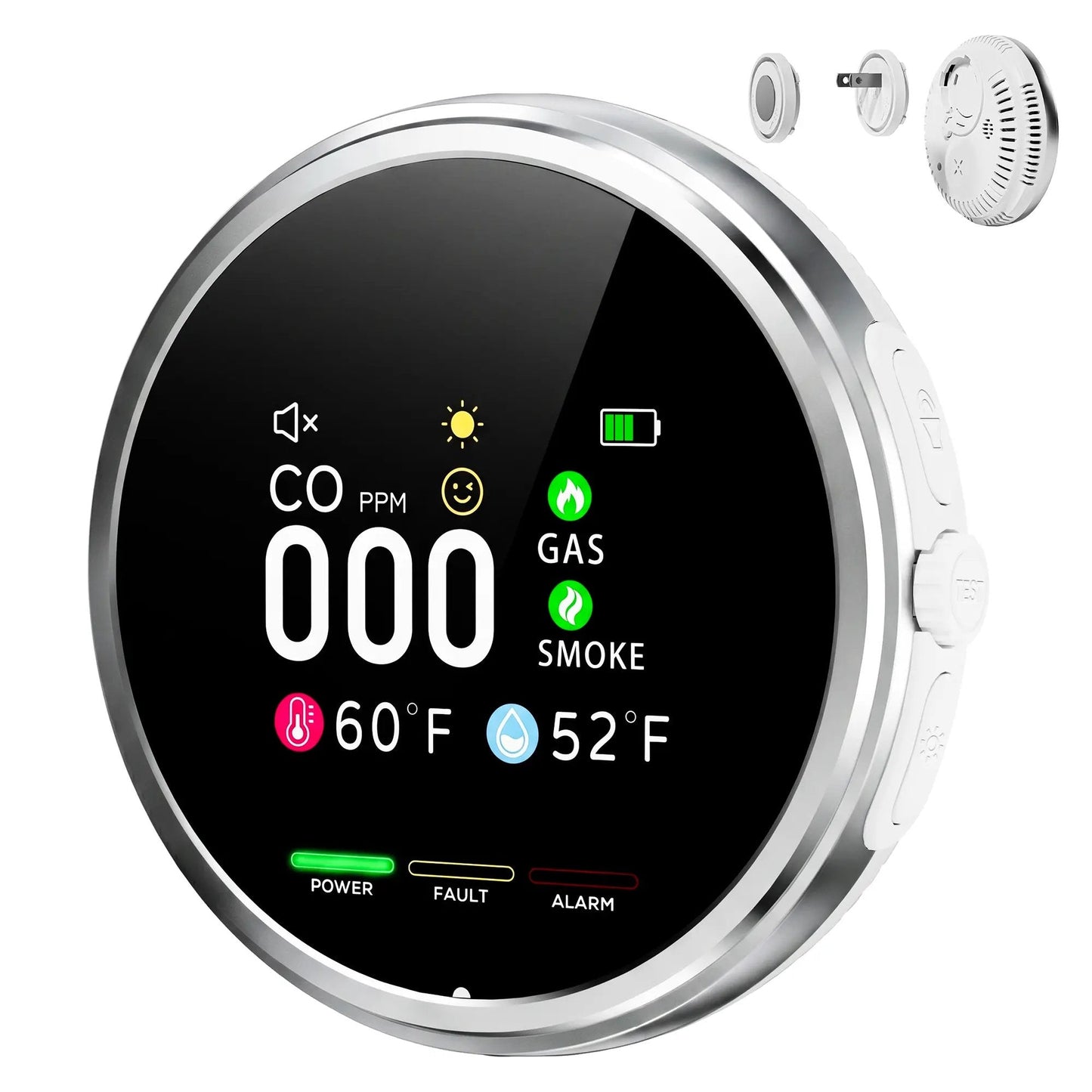 🚨 6-in-1 Plug-In Air Quality Detector | Fast Refresh Home Safety Monitor For House & RV Owners
