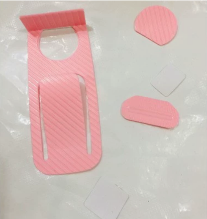 No-Drill Door Stopper — Low-Profile Repositionable Interior Door Holder