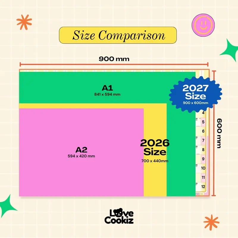 🔥HOT SALE 49% OFF - 📅✨ 2027 Extra-Large Full Year Wall Planner