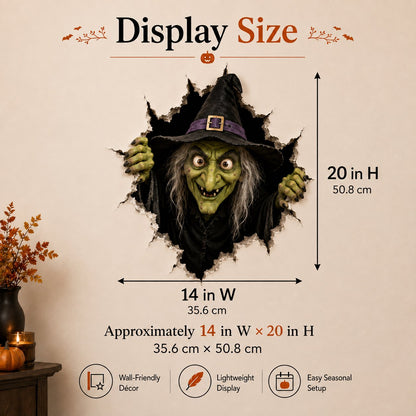 🧙Halloween Break-In 3D Wall Decals🎃