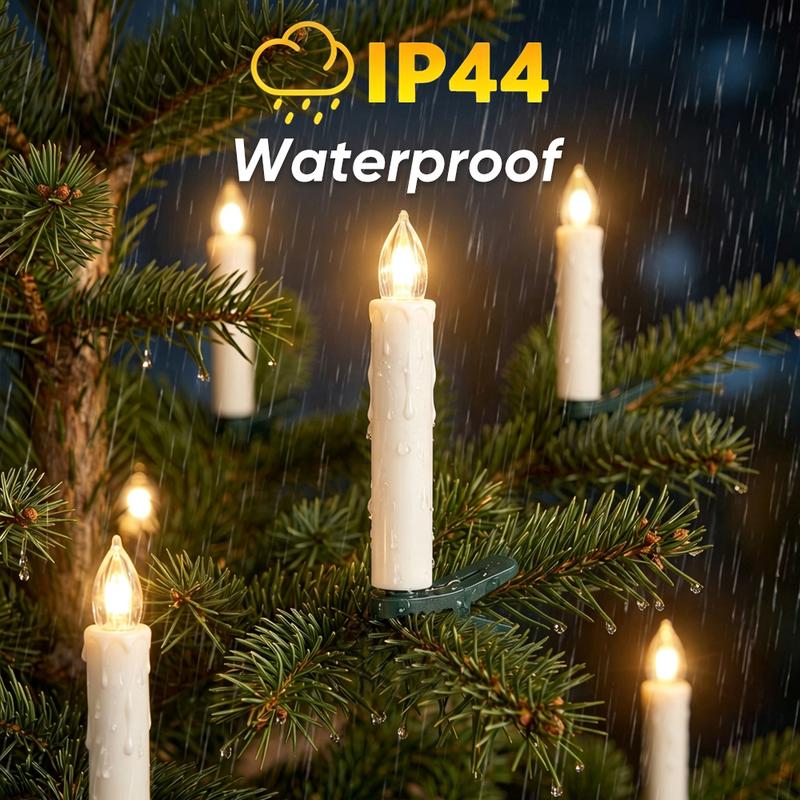 LED Flameless Candle Clip Lights with Remote