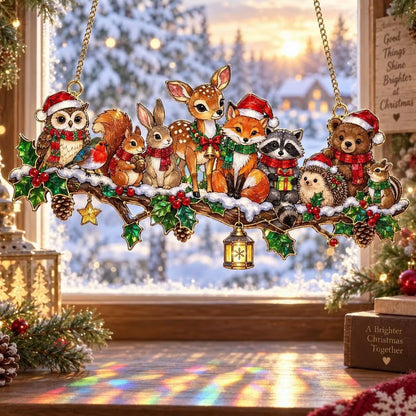 🎄 Winter Wonderland Suncatchers– 11 Festive Stained-Glass Style Designs
