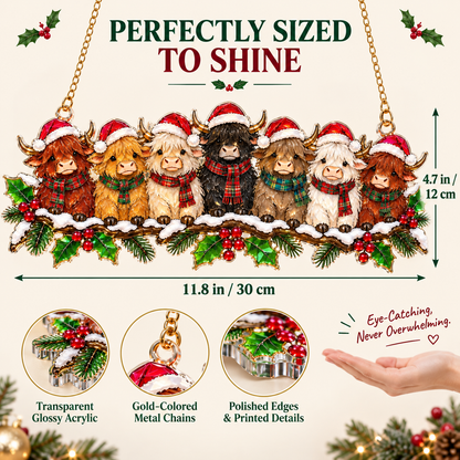 🎄 Winter Wonderland Suncatchers– 11 Festive Stained-Glass Style Designs