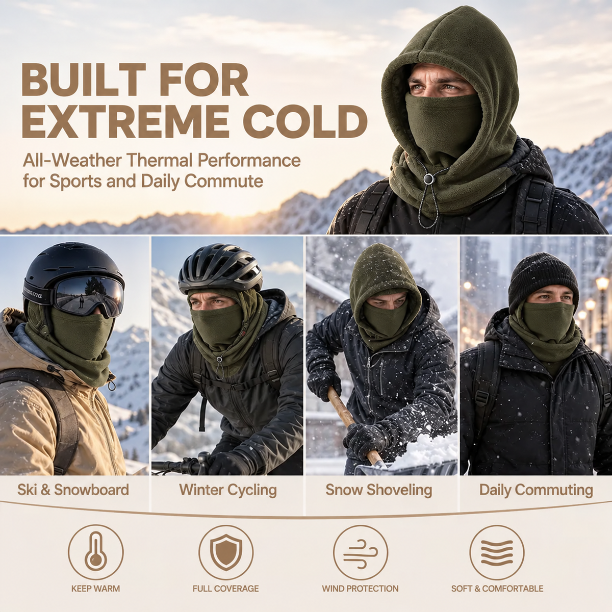 🔥 Warm Winter Sherpa Hat – Cozy, Soft & Cold-Weather Ready