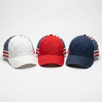 🧢American Flag Ponytail Embroidered Hat, 🔥Buy 2 FREE SHIPPING