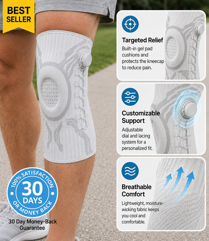Knee Sleeve | Instant Relief, All-Day Stability & Adjustable Support