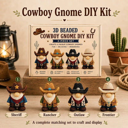 🔥3D Beaded Gnome DIY Kit Collection✨🎁