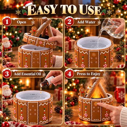🎄 Christmas Campfire Aroma Diffuser