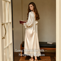 Long Sleeve Ice Silk – Sleepwear Edition