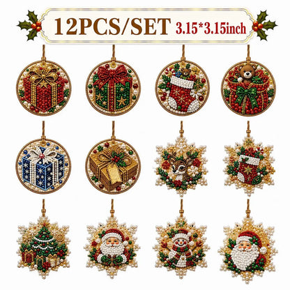 🎄🎉Christmas DIY Diamond Painting Ornaments Kit