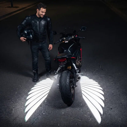 ⏰ LAST DAY 50% OFF 🏍️ Angel Wing Motorcycle LED Projector Lights (1 Pair)