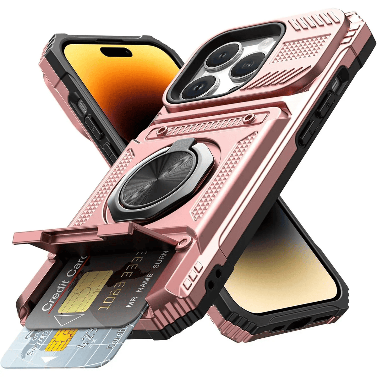 📱Ultimate Armor Wallet Case | Hands-Free Kickstand & Drop Defense 🛡️