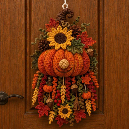 ⏳🔥 HOT SALE 49% OFF – 🧶 DIY Seasonal 3D Crochet Door Hanger Kits | Includes Coordinated Yarn, Stuffing, Accessories & Step‑by‑Step Instructions 💕