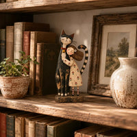 Girl & Cat