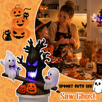 🔥Last Day 49% OFF-🎃👻Animated Seesaw Ghost Plug In LED Night Light
