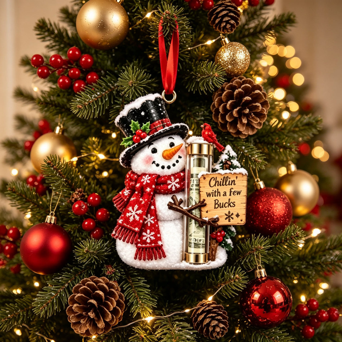 🎁 Surprise Red Envelope Christmas Tree Ornament | Turn Cash Gifts Into Magical Christmas Memories