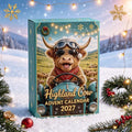 🐮 Cute 3D Highland Cow Mini Figurines Advent Box