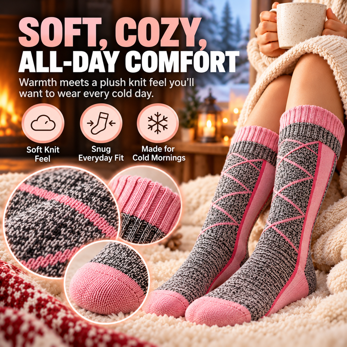 🔥🔥 ThermoWarm™ Heated Socks – Say Goodbye to Cold Feet Fast