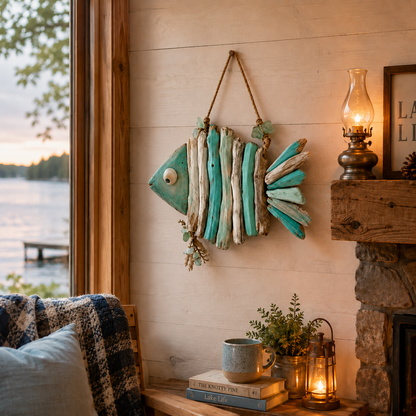 ⭐2026 HOT SALE🌊🐟Lighted Coastal Fish Wall Decor