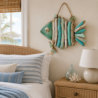 ⭐2026 HOT SALE🌊🐟Lighted Coastal Fish Wall Decor