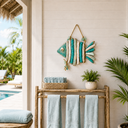 ⭐2026 HOT SALE🌊🐟Lighted Coastal Fish Wall Decor