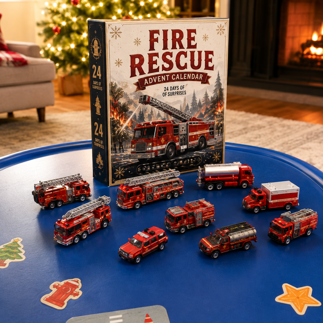 🚜Build the Fleet Collection 24-Day Vehicle Advent Calendar Series | ✨A New Adventure Every Morning