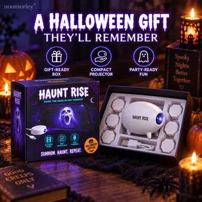 🎃👻 Halloween Window Projector-16 Spooky Films USB Powered