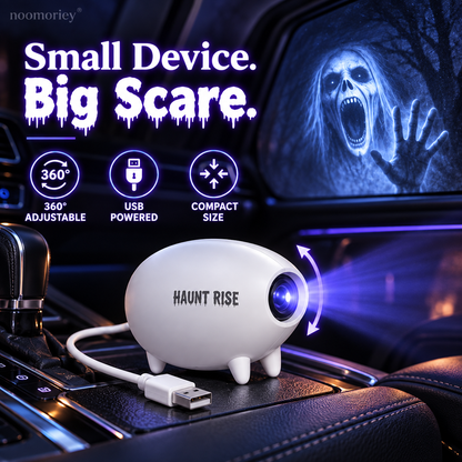 🎃👻 Halloween Window Projector-16 Spooky Films USB Powered