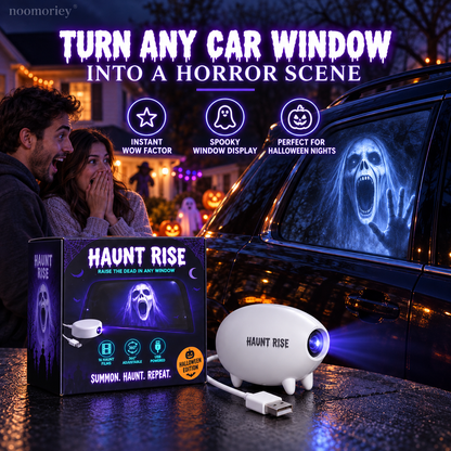🎃👻 Halloween Window Projector-16 Spooky Films USB Powered