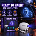 🎃👻 Halloween Window Projector-16 Spooky Films USB Powered