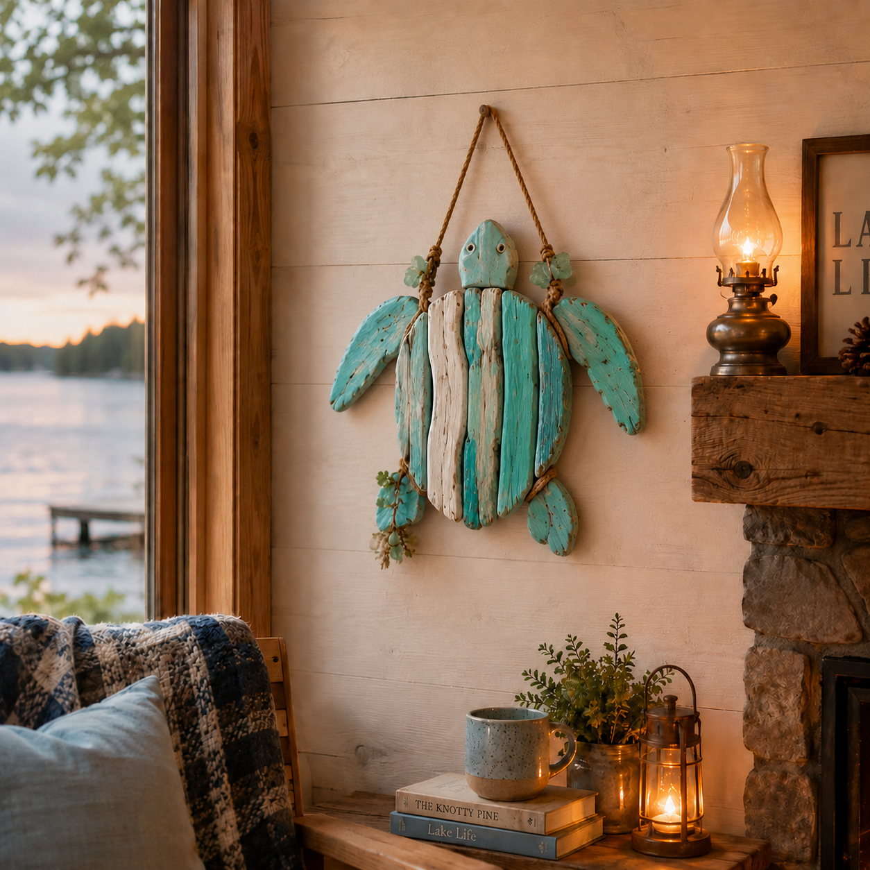 ⭐2026 HOT SALE🌊🐟Lighted Coastal Fish Wall Decor