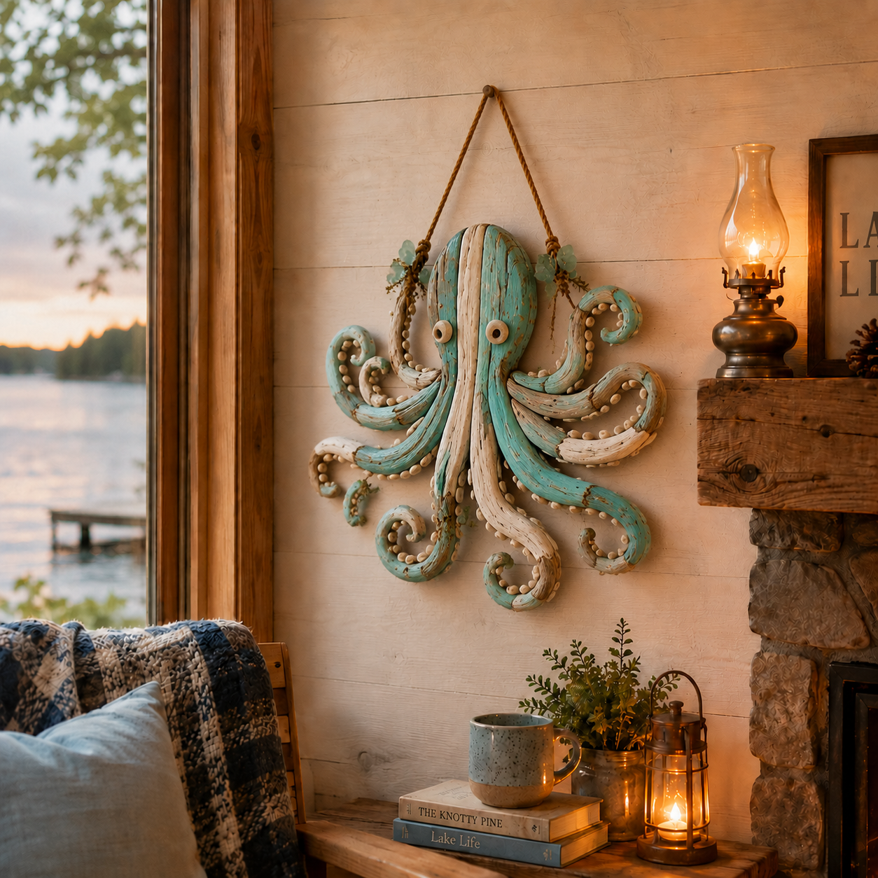 ⭐2026 HOT SALE🌊🐟Lighted Coastal Fish Wall Decor