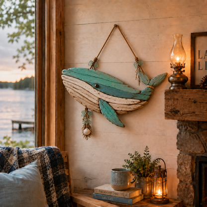⭐2026 HOT SALE🌊🐟Lighted Coastal Fish Wall Decor