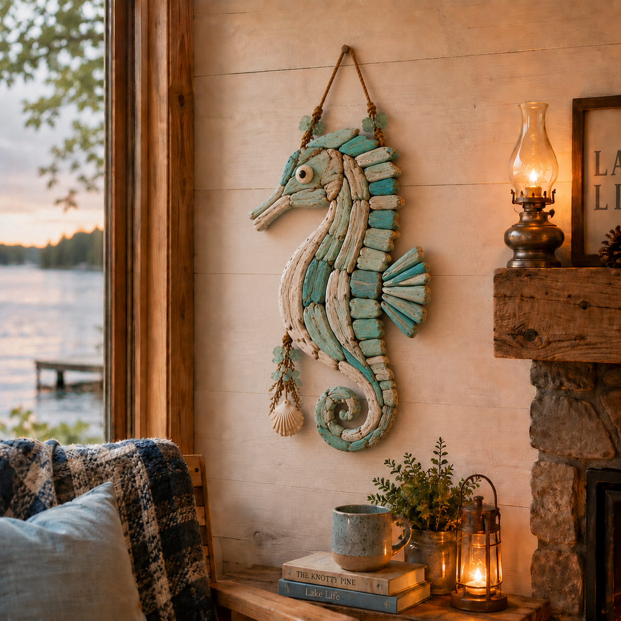 ⭐2026 HOT SALE🌊🐟Lighted Coastal Fish Wall Decor