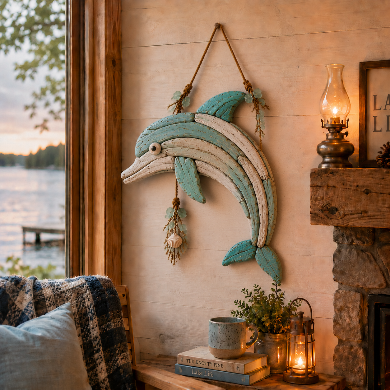 ⭐2026 HOT SALE🌊🐟Lighted Coastal Fish Wall Decor