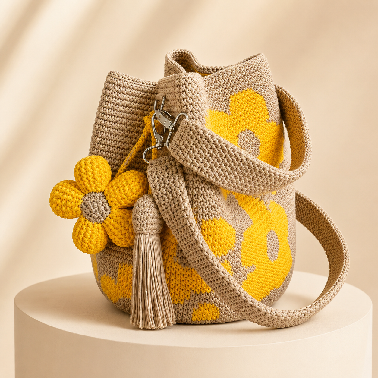 🔥Last Day 45% OFF-🌼Handwoven Flower Bucket Bag👜🎁