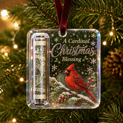🎄💵 Christmas Cash Gift Ornament – Festive Money Holder Keepsake for the Tree