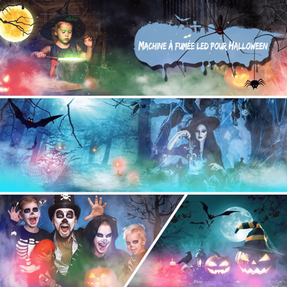 🎃Halloween Ultrasonic mist generator with 12 LEDs👿