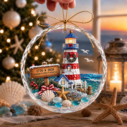 🌊 Ocean Christmas Ornament – 250th Anniversary Edition