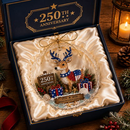 🌊 Ocean Christmas Ornament – 250th Anniversary Edition