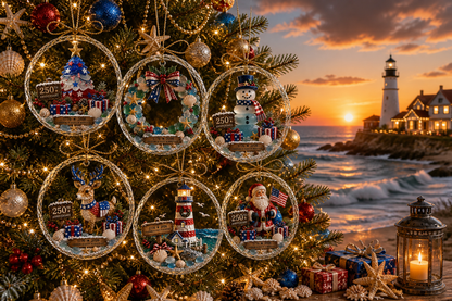 🌊 Ocean Christmas Ornament – 250th Anniversary Edition
